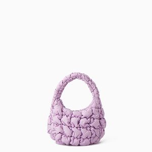 COS quilted micro bag lilac